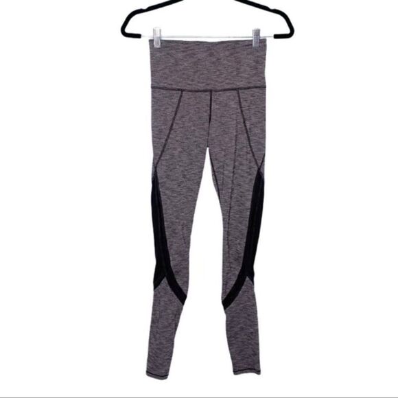 Athleta High Rise Plie Tight Leggings Heather Gray S - Picture 2 of 7